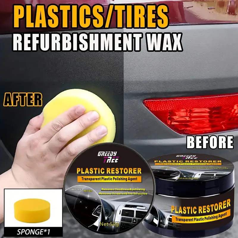 Trim Restorer Plastic - GREEDY TREE Restaurador de Plástico Automotivo: