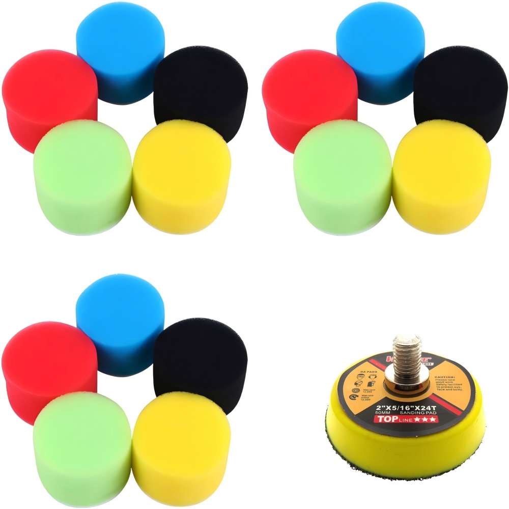 Polish Pad Set Buffer - 2 Polegada 50mm kit de disco