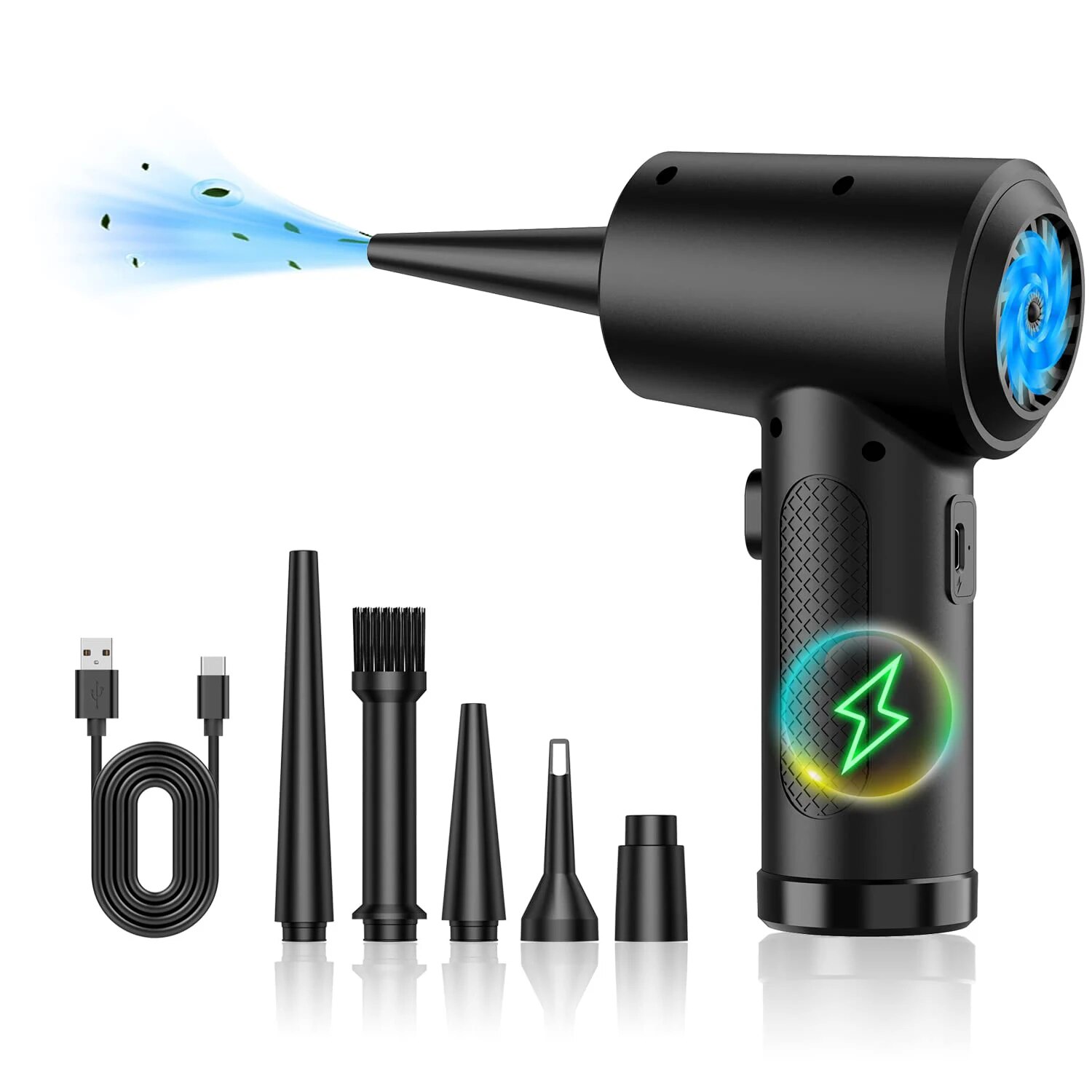 Dryer Car Blower - Espanador de ar comprimido elétrico recarregável