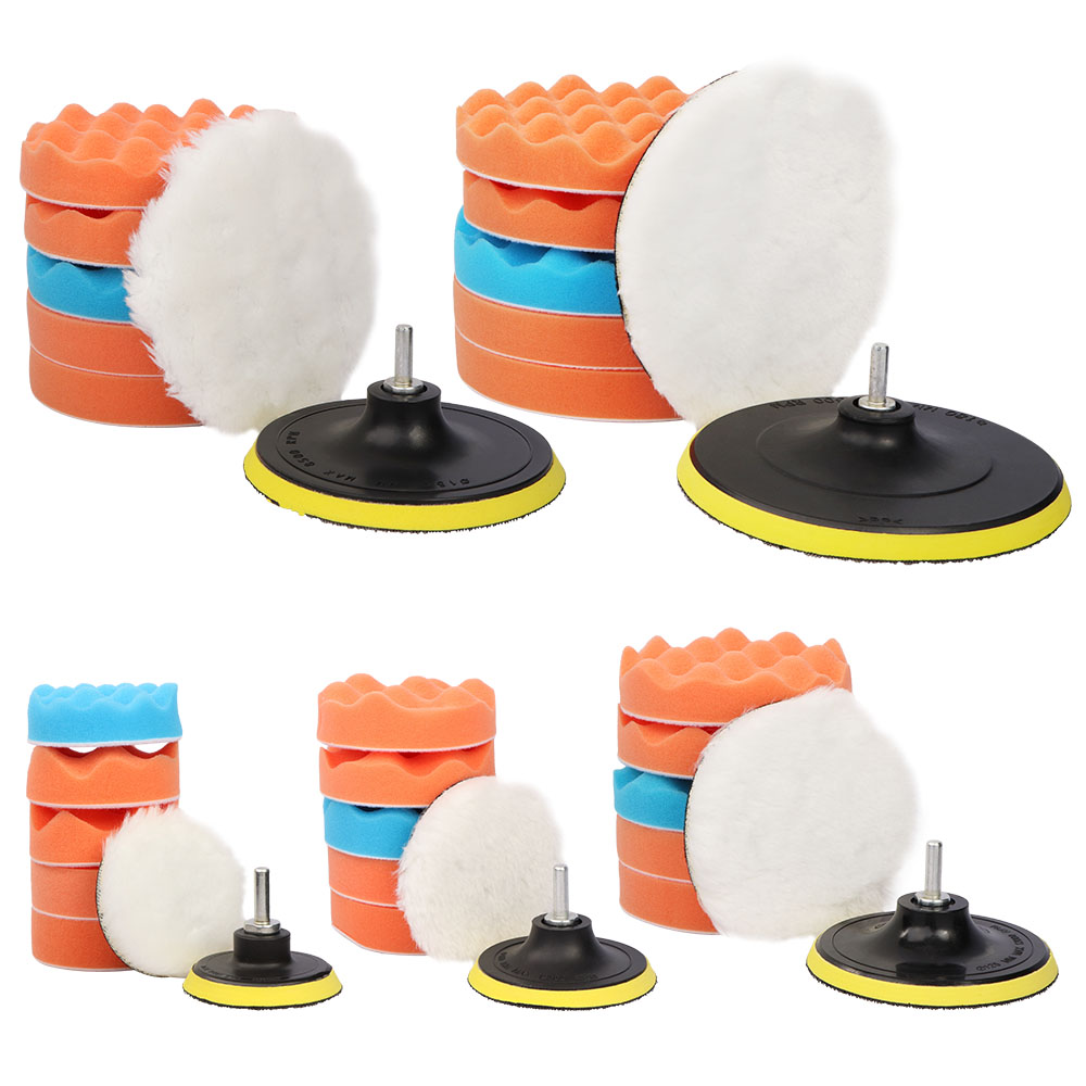 Polish Pad Set Buffer - Auto Car Polishing Pad Kit, Car