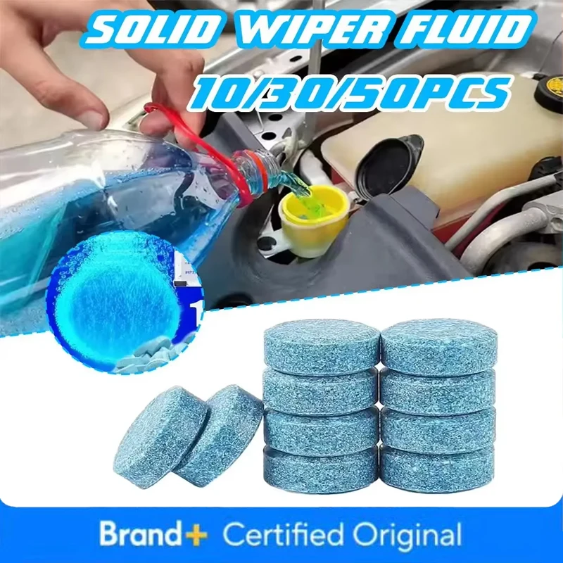 Glass Cleaner Streak - Pastilhas Efervescentes Concentradas para Lavagem de