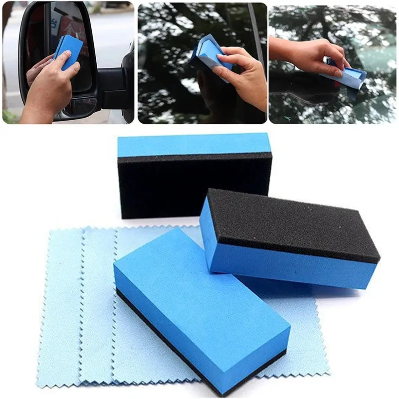 Car Wax Ceramic Coating - Esponja Aplicadora de Revestimento Cerâmico Automotivo