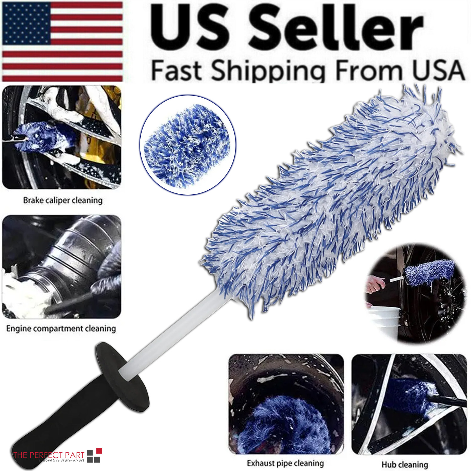 Wheel Cleaner Alloy - Escova de Limpeza para Rodas de
