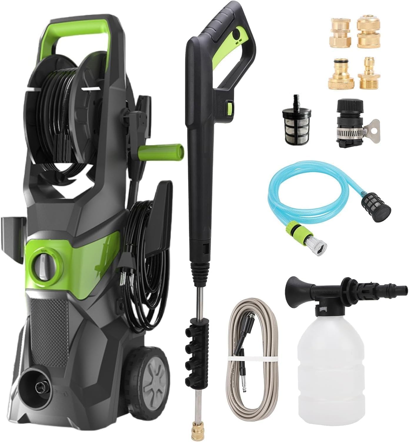 Pressure Washer Foam Gun - Lavadora de pressão elétrica 4000psi, lavadora