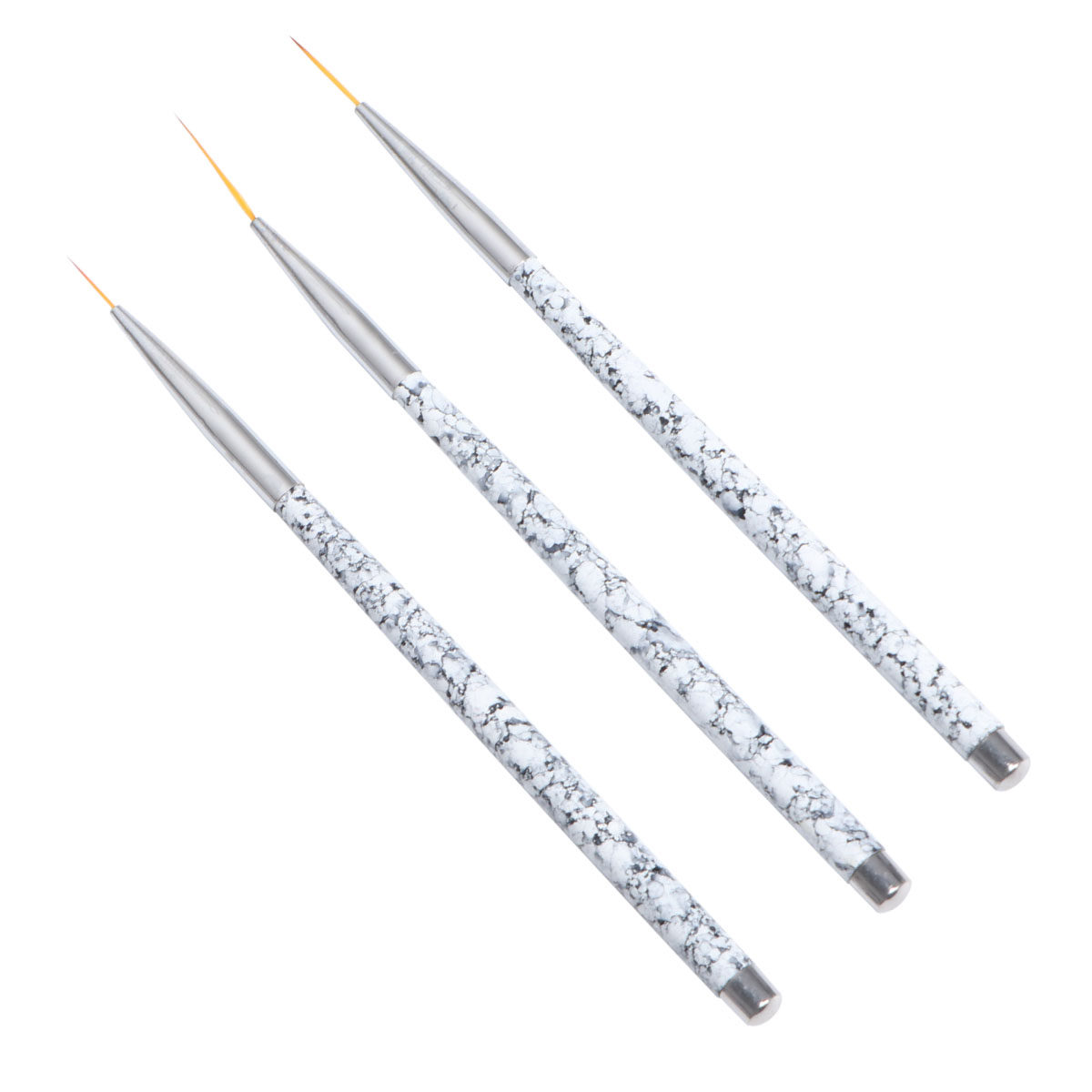 Detailing Brush Set - Conjunto de 3 Pincéis para Nail