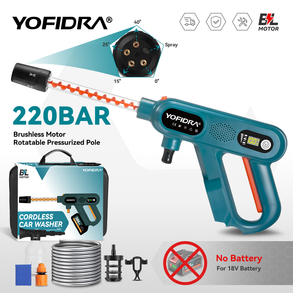 Yofidar 3500w sem escova de al - Car Shampoo Ph avaliação e preço