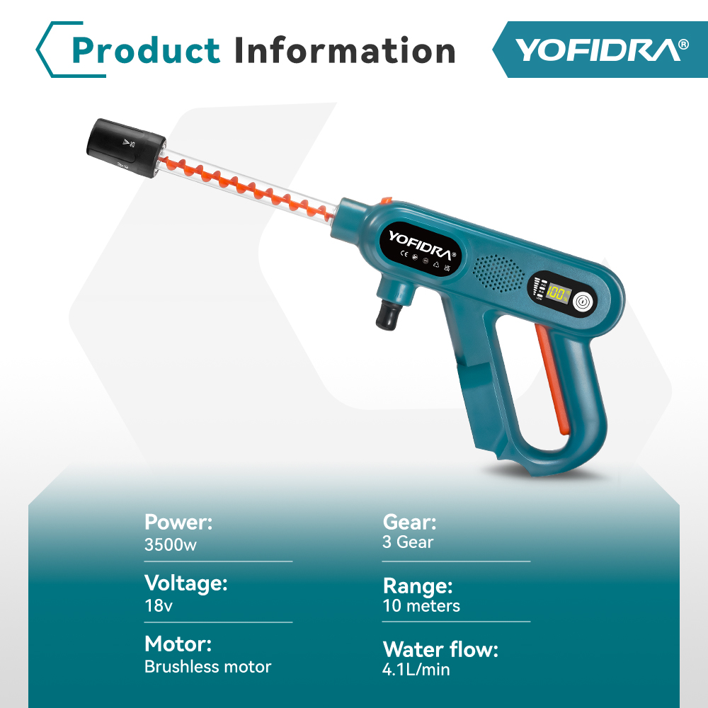 Yofidar 3500w sem escova de al - Car Shampoo Ph avaliação e preço