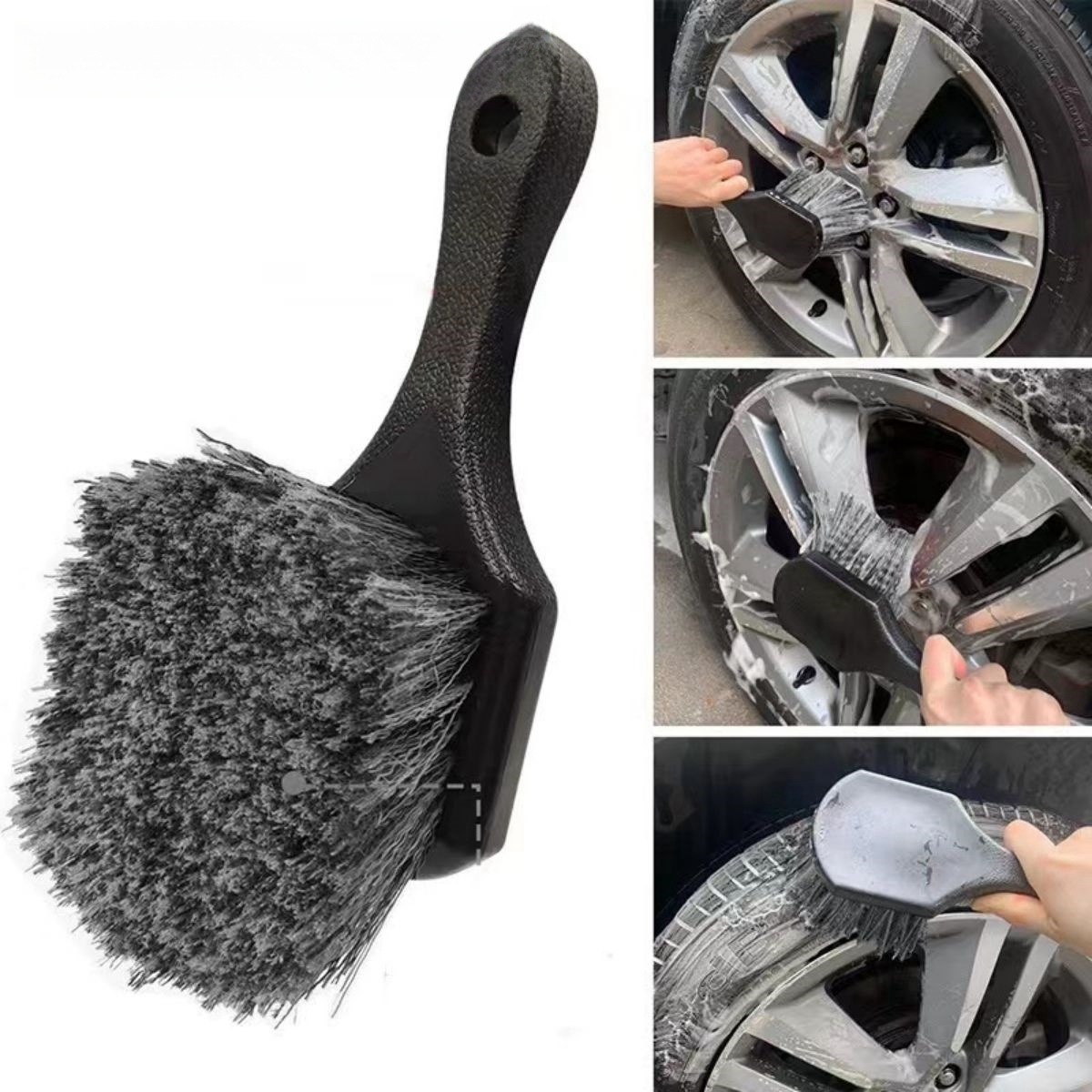 Escova de Limpeza de Rodas de  - Car Cleaning Brush avaliação e preço