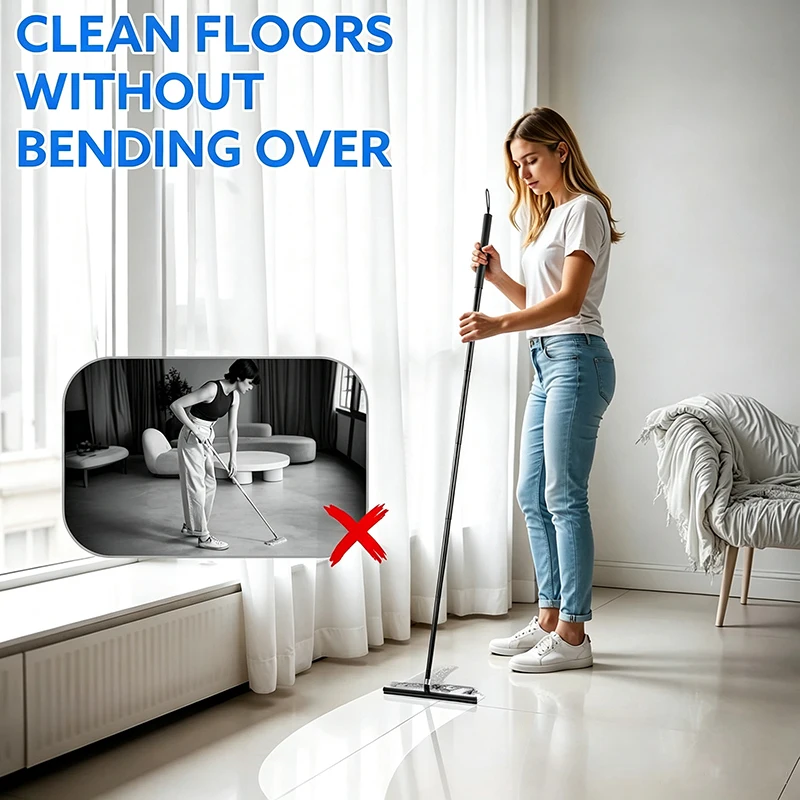 Rodo Telescópico de Cabo Longo - Glass Cleaner Streak avaliação e preço