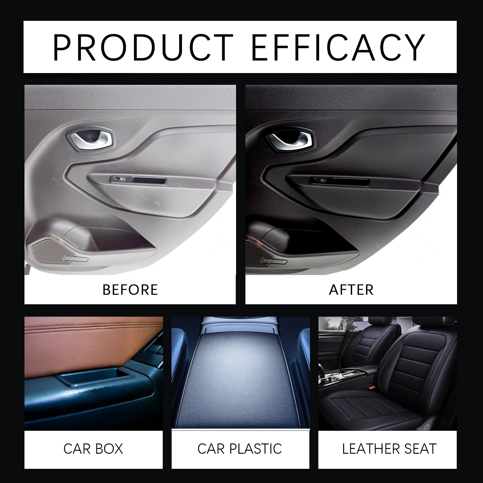 100ml auto interior polonês br - Leather Cleaner Interior avaliação e preço