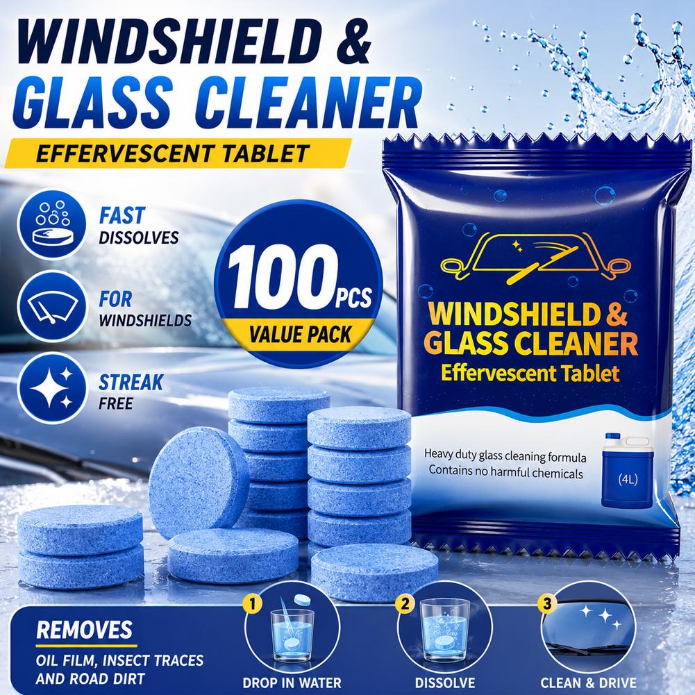 Pastilhas Efervescentes para L - Glass Cleaner Streak avaliação e preço
