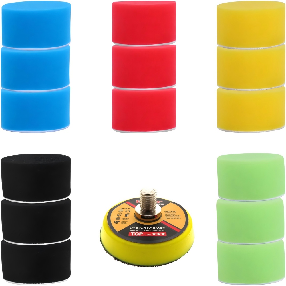2 Polegada 50mm kit de disco d - Polish Pad Set Buffer avaliação e preço