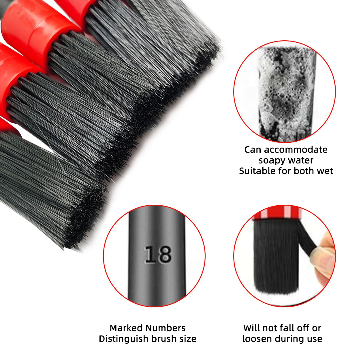 Kit de limpeza de detalhes de  - Dirt Brush Interior avaliação e preço