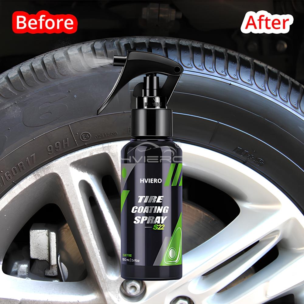 Carro auto pneu brilho pneu re - Tire Shine Spray Sealant avaliação e preço