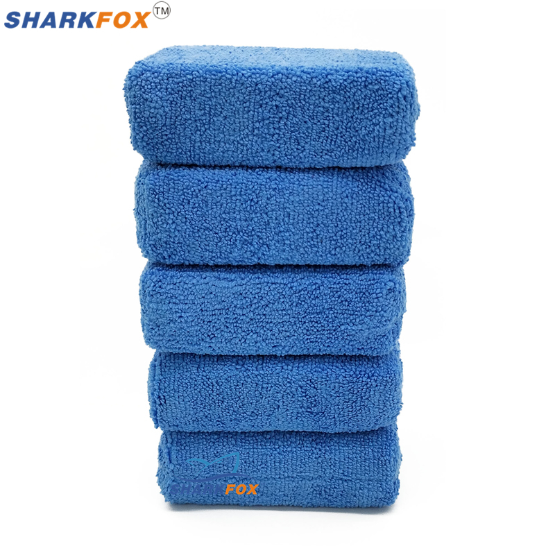 Sharkfox 5 pçs/lote aplicadore - Wax Applicator Pad avaliação e preço