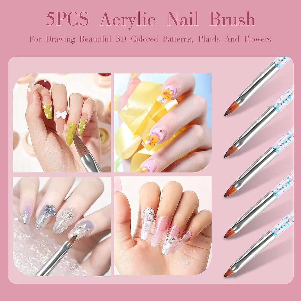 32 pincéis para arte em unhas, - Detailing Brush Set avaliação e preço