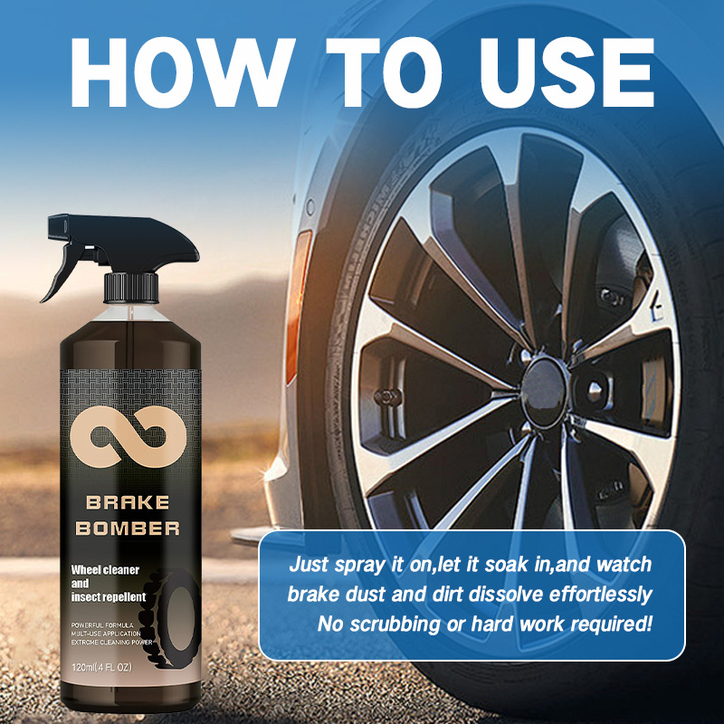 120ml freio bombardeiro carro  - Wheel Cleaner Alloy avaliação e preço