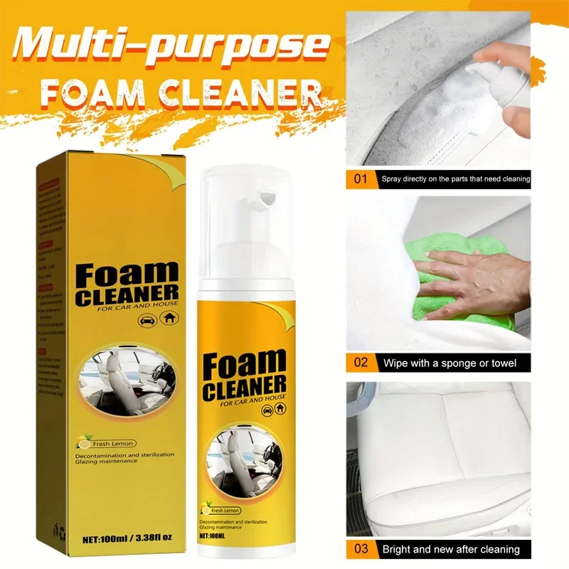Suprimentos de limpeza de espu - Leather Cleaner Interior avaliação e preço