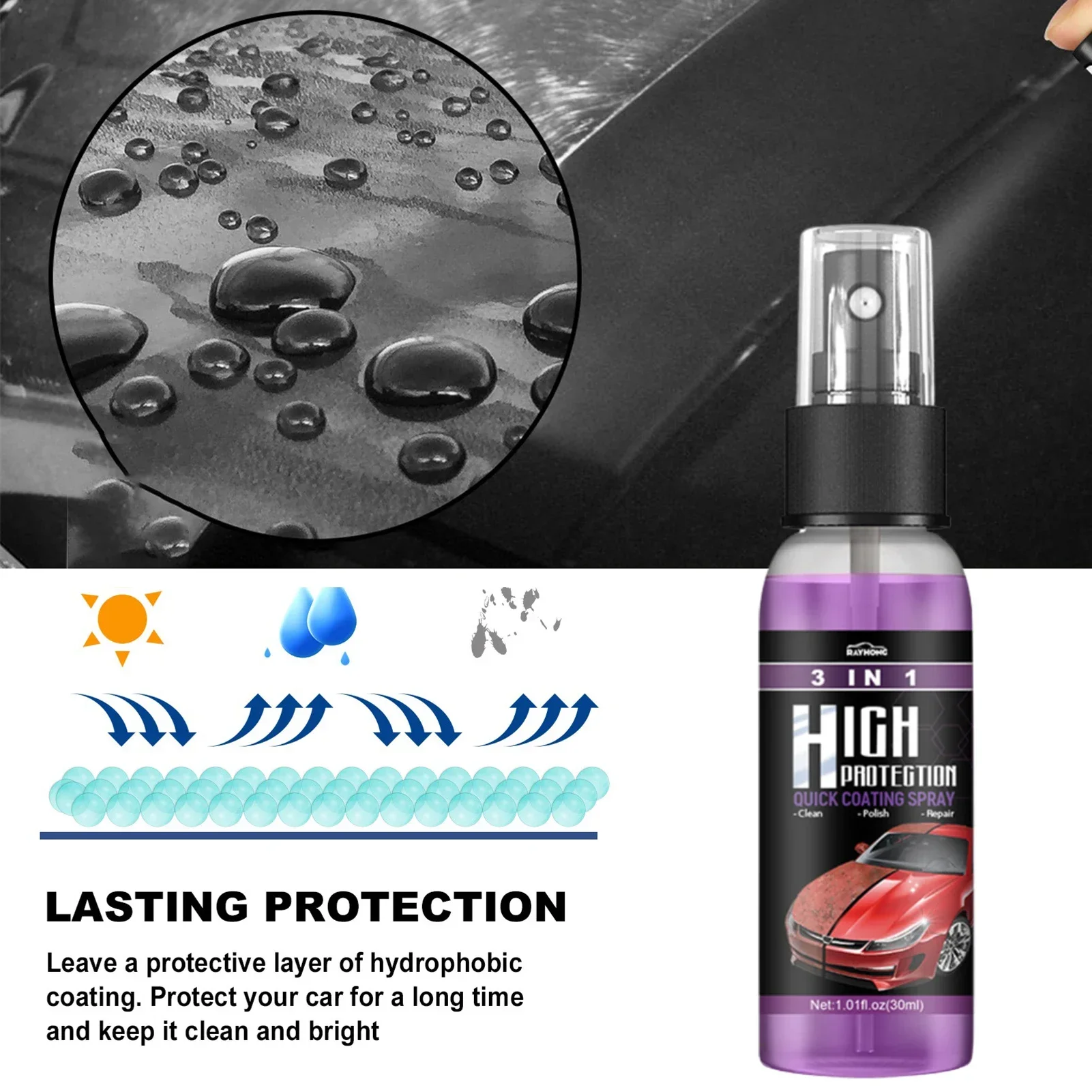 Spray de Revestimento Cerâmico - Car Wax Ceramic Coating avaliação e preço