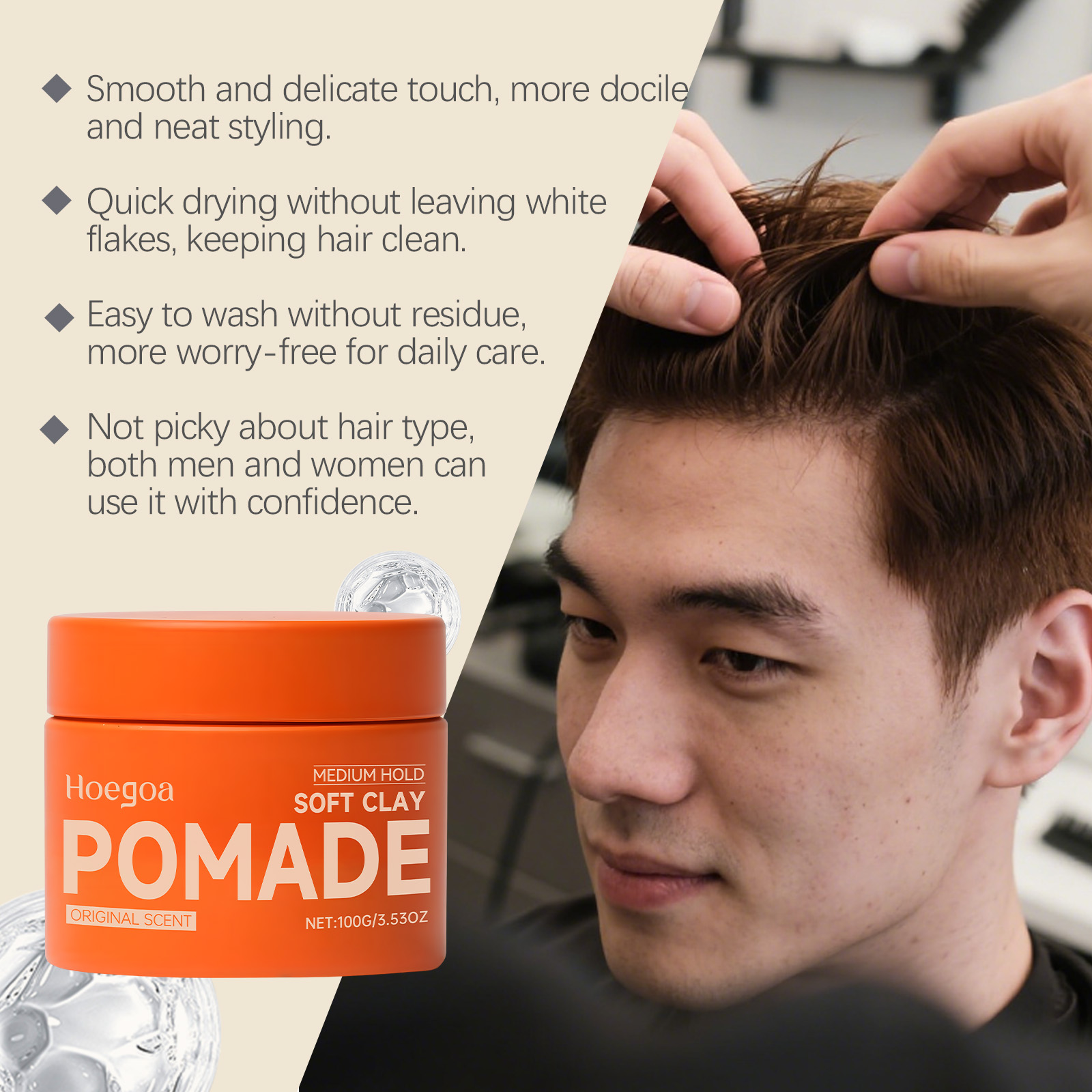 Cera de cabelo original de lon - Clay Bar Lubricant avaliação e preço