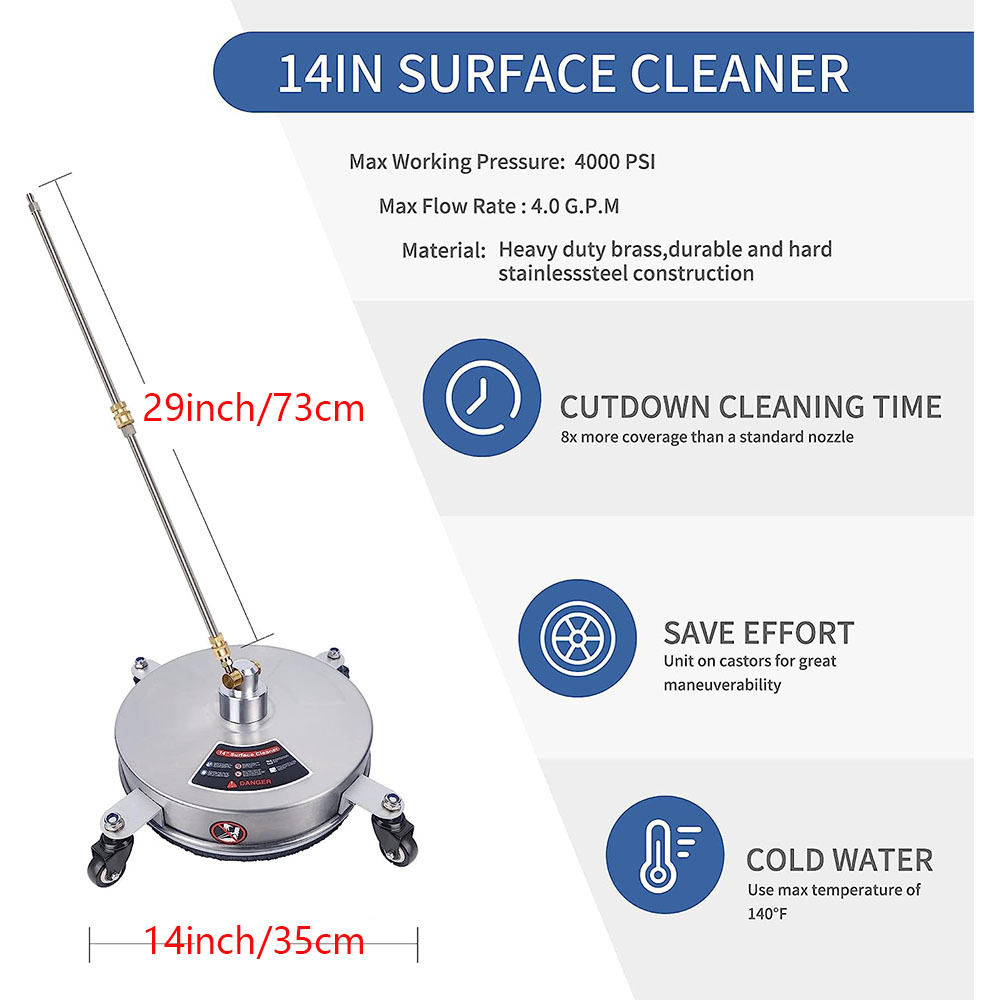 4000 lb/sq. Limpador de superf - Wheel Cleaner Alloy avaliação e preço