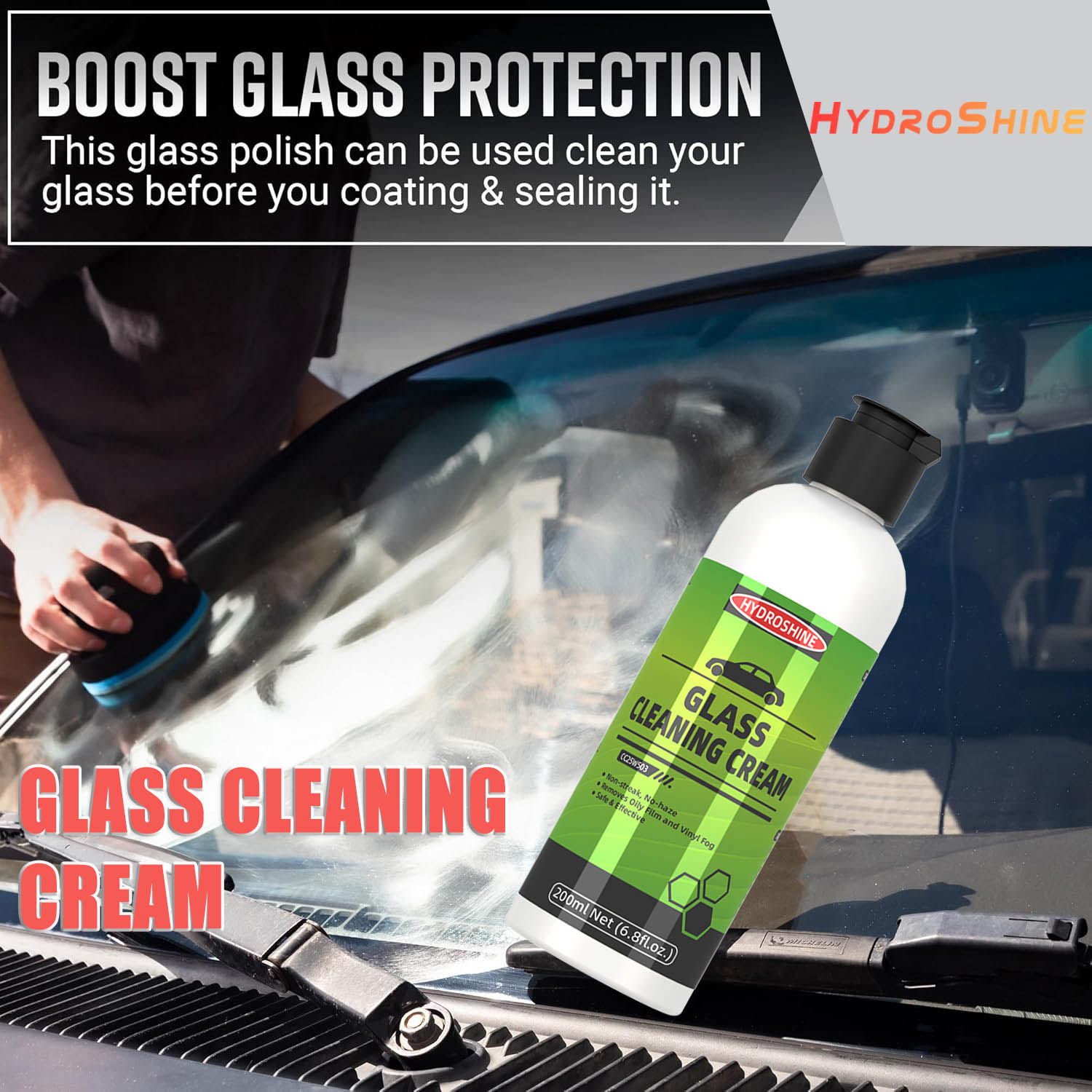 Hydroshine creme removedor de  - Glass Cleaner Streak avaliação e preço
