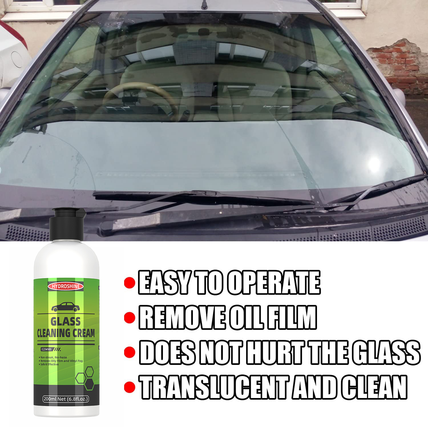 Hydroshine creme removedor de  - Glass Cleaner Streak avaliação e preço