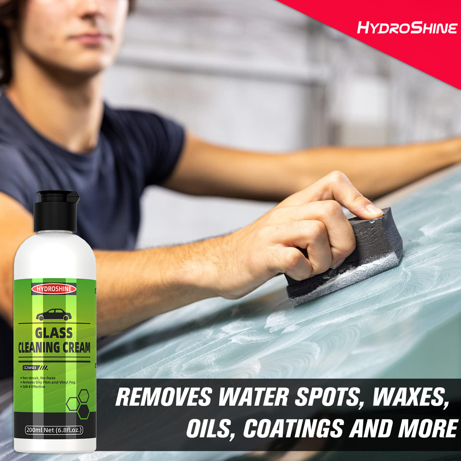 Hydroshine creme removedor de  - Glass Cleaner Streak avaliação e preço
